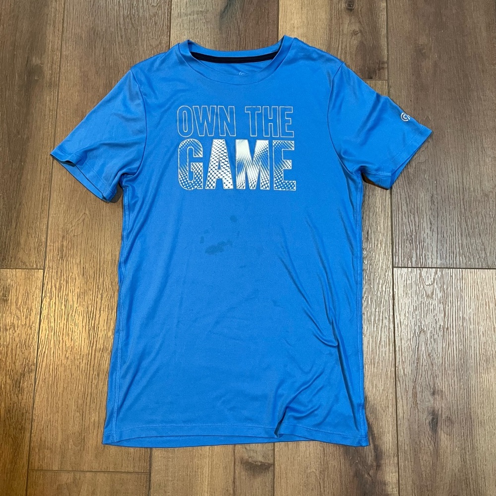 Boys Champion Blue 'Own the Game' Tee